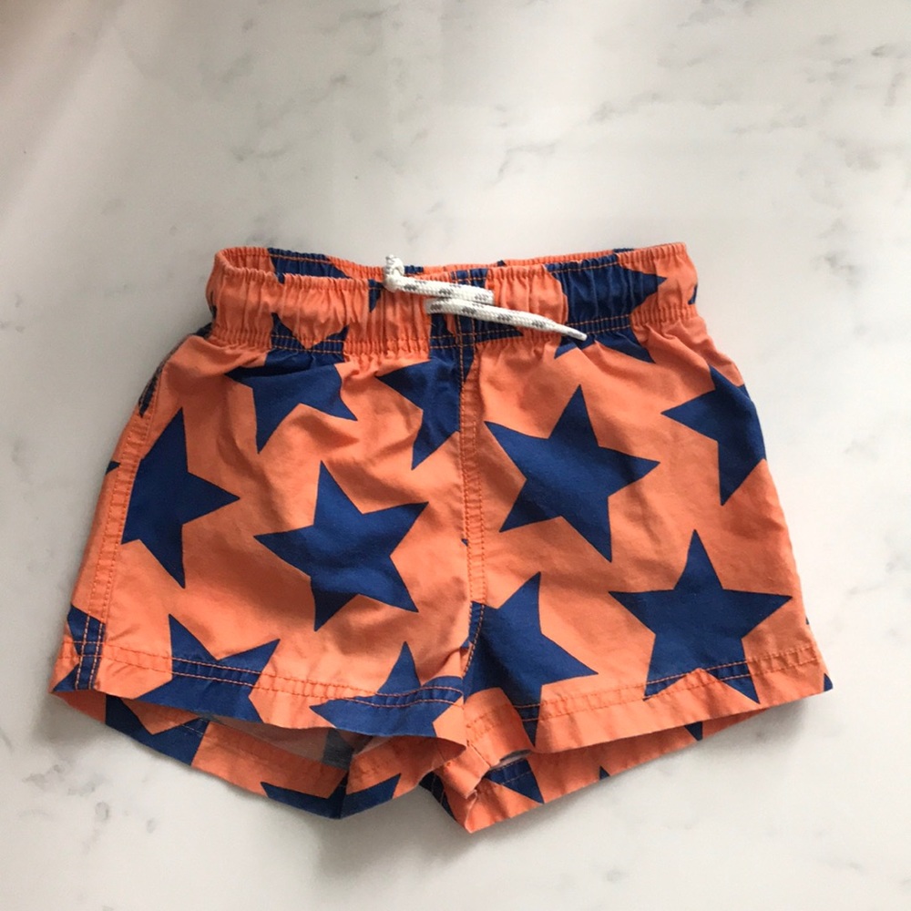 Mini Boden swim trunks // toddler boy